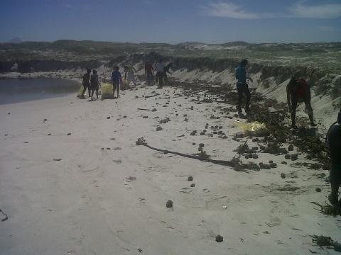 Masi learners take part in the Annual International Coastal Cleanup 2012