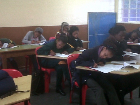 Nyanganites write mock exams to get ready for June