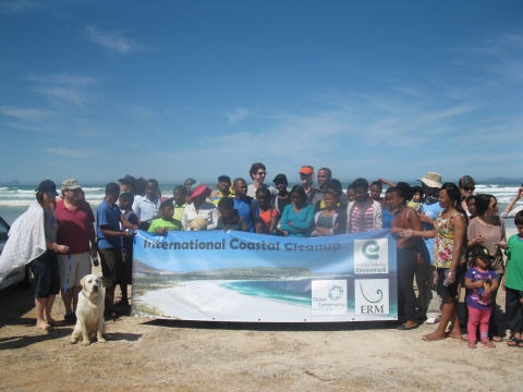 Nyanga participates in international coastal cleanup day